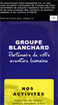 Mobile Screenshot of groupeblanchard.com